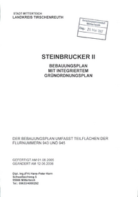 Dokument: Steinbrucker II - Begründung